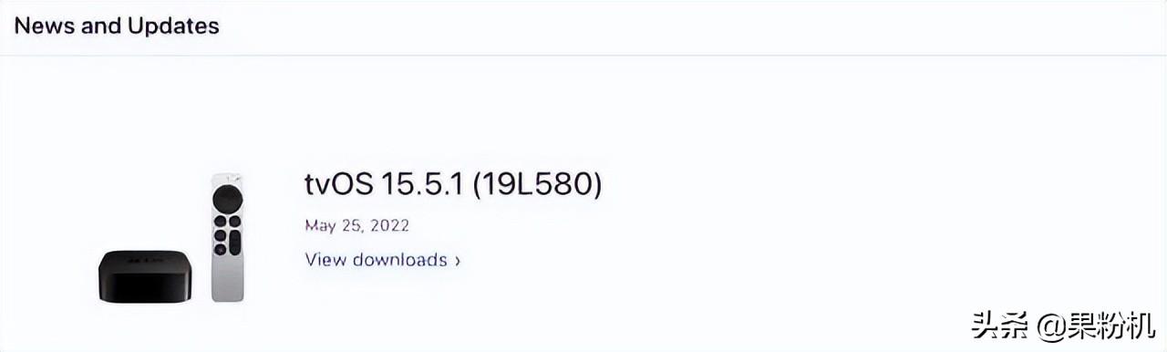 Apple 推送 15.5.1，可更新