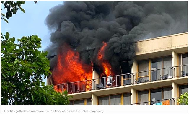 添乱！澳洲疫情形势紧张，一妇女却纵火烧毁隔离酒店