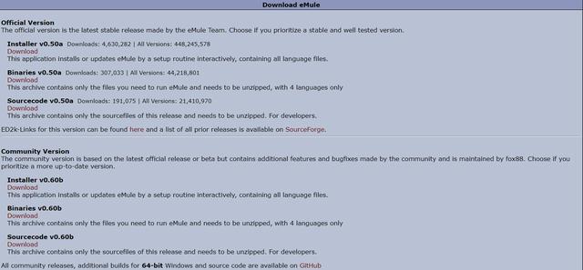 eMule 电骡官方社区版 v0.60d 发布