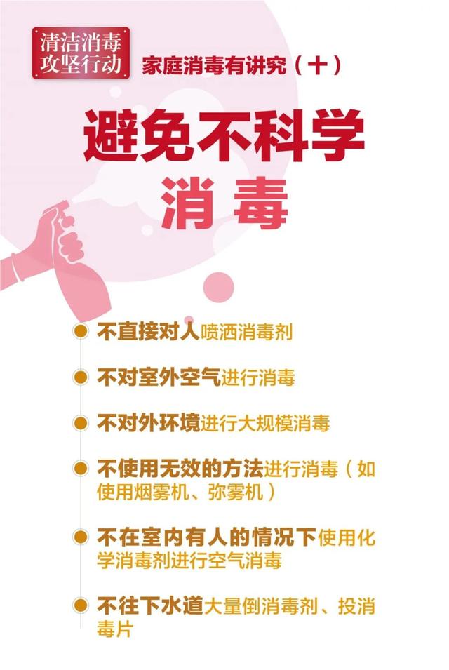 家庭清洁消毒怎么做？十张海报告诉你→