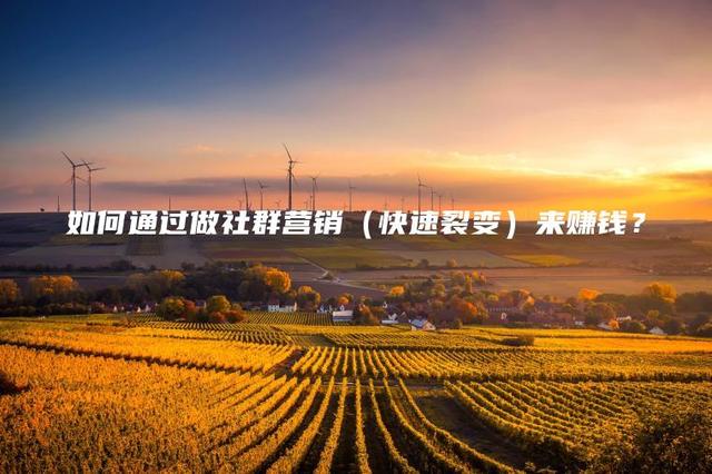 「实体店怎么玩转社群营销」没流量?学会这一招-小宝创梦资源社