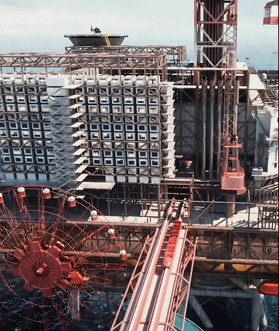 全球首家！砸27億建海上賽博朋克之城，網友：燒錢的感覺真好