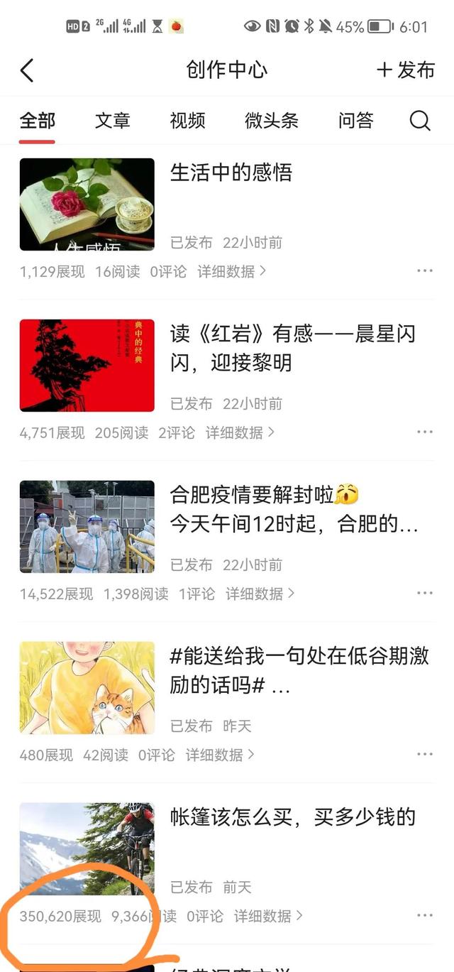 认真创作文章的这2天，百粉没过的我开始有了收益