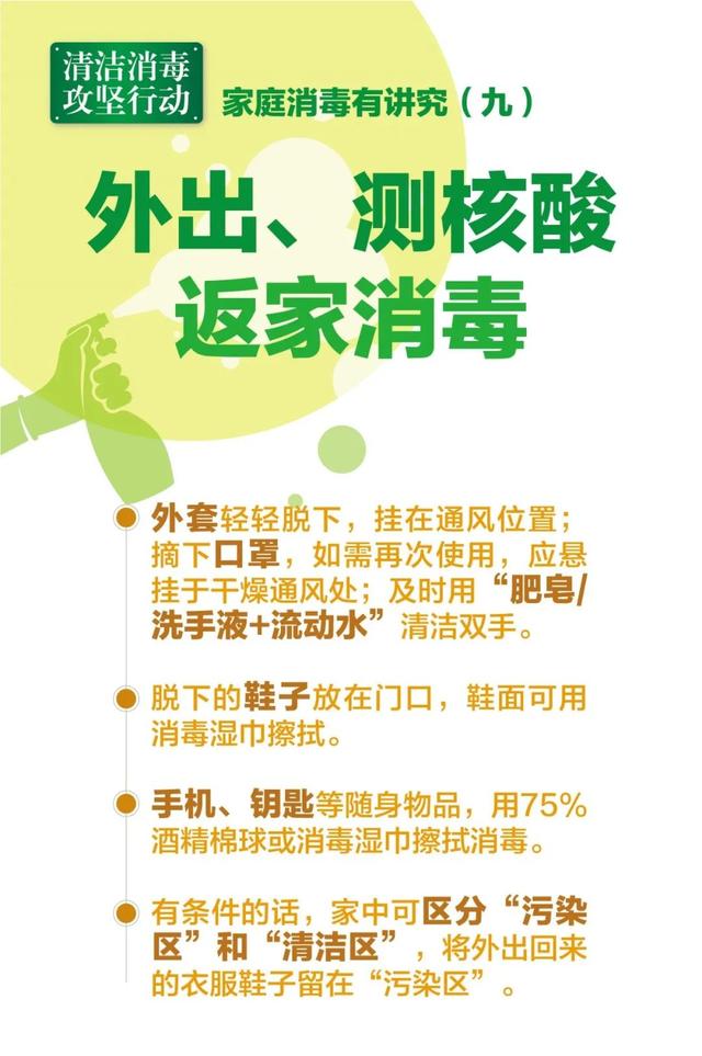 家庭清洁消毒怎么做？十张海报告诉你→