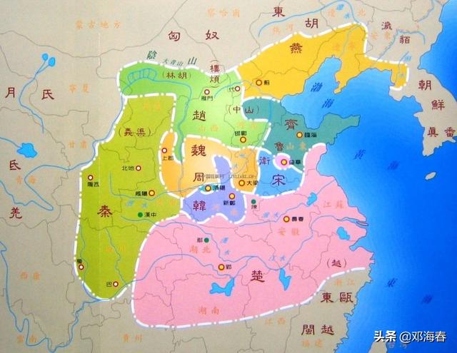 战国七雄的国君都姓什么？燕、魏、韩是一个姓，秦、赵是一家
