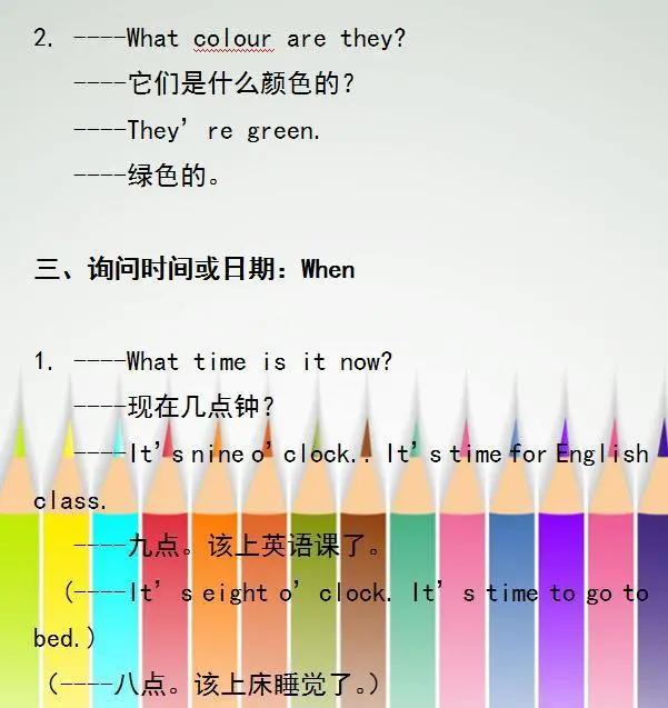 小学英语必考的简短对话涵盖小学年所有语法值得收藏 新闻时间