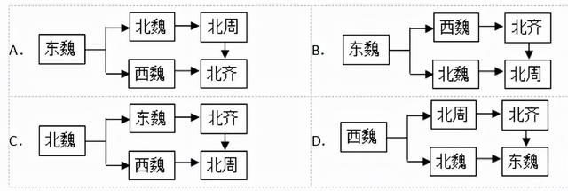 人教版：七上历史第19课《北魏政治和北方民族大交融》图表题专练