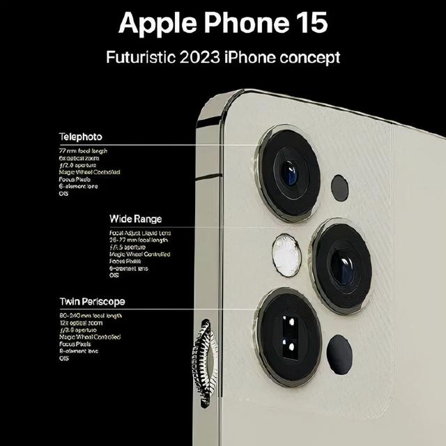 iPhone14没推出，iPhone15外观概念图已曝光