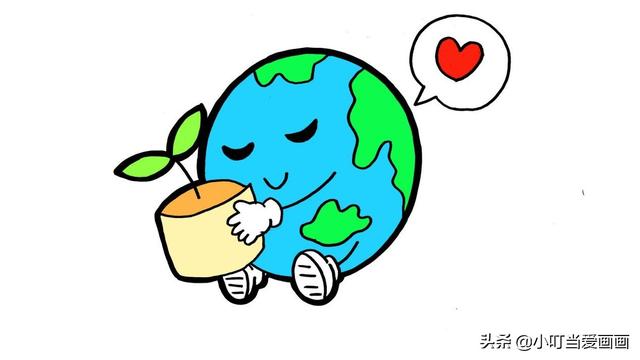 地球日手抄报图片简单简笔画世界地球日手抄报