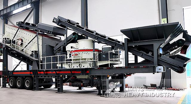 台湾移动制砂机_鹅卵石制砂机移动