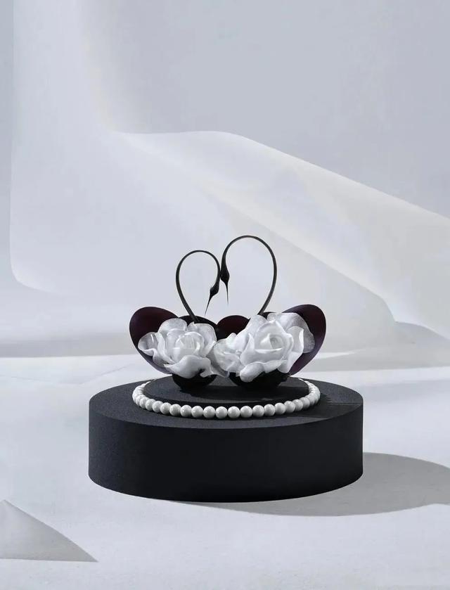 为美而生 | 高奢艺术「blackswan黑天鹅」蛋糕,终于来上海了_瞧这网