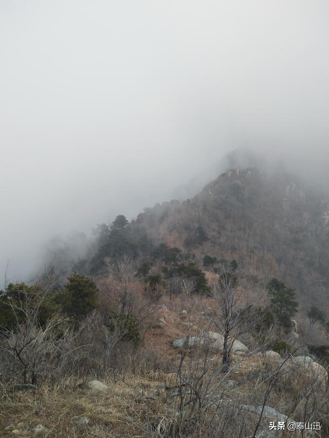 驢行泰山之黃崖山西山梁橫嶺