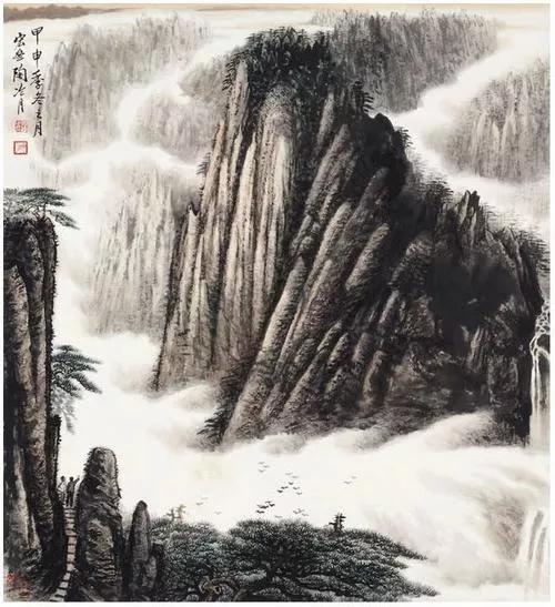 著名画家：陶冷月山水画鉴赏精选集插图