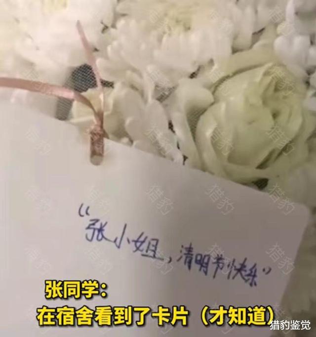 女生清明节收到前男友送的白菊花