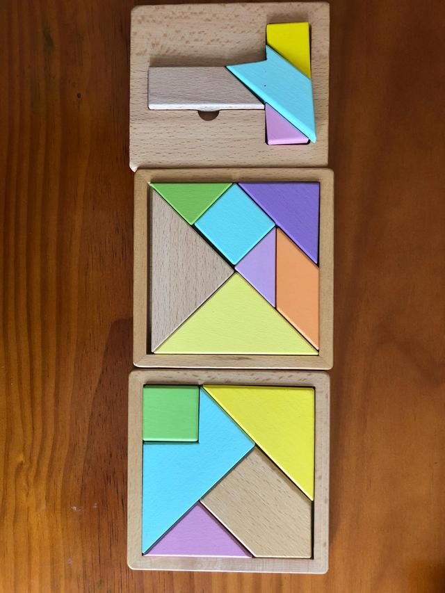 七巧板拼正方形的拼法图片