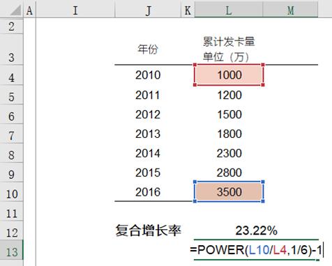 增长率如何计算