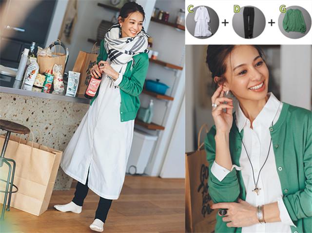 日本这位40+母亲好会穿，用日常平价优衣库，穿出了优雅与时尚
