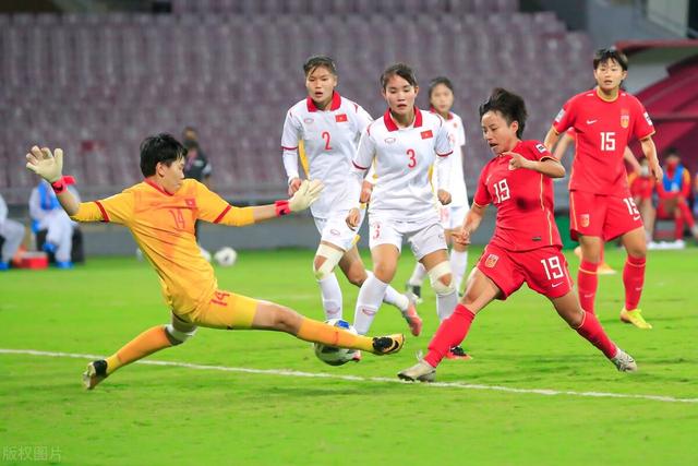 3-1，控球超7成造14射！中国女足逆转越南队，提前锁定世界杯名额
