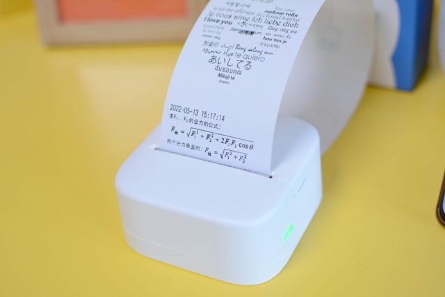 百度热敏打印机实测：体积小巧能装进口袋，堪称背单词神器