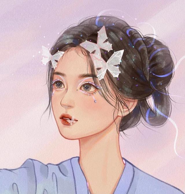 头像 | 超级好看的插画女生头像