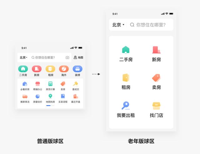 贝壳找房APP“关怀版”，我们是这么设计的