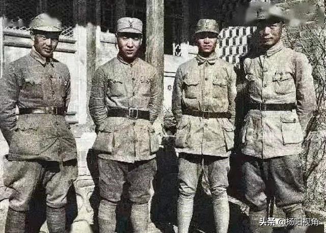历史老照片丨八路军115师四巨头罕见合影，其中有一人携款失踪