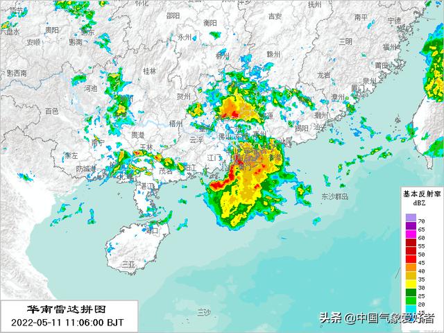 广州暴雨为什么跑偏了