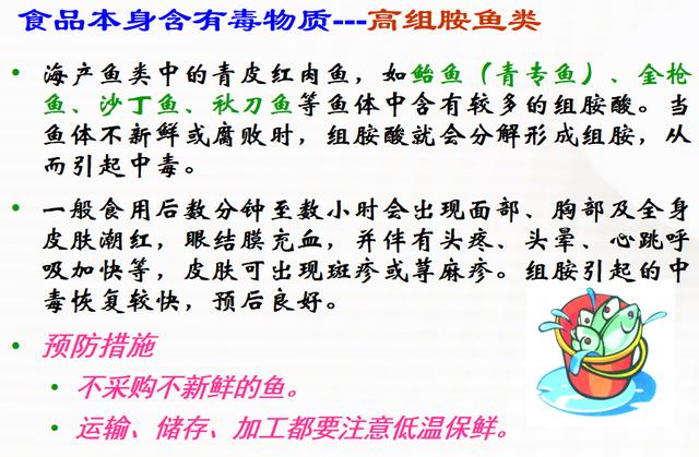 食品常见的化学性危害及其预防控制——食品本身含有毒物质