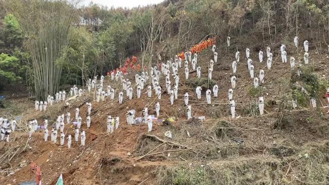 “3·21”东航MU5735航空器飞行事故现场举行遇难者哀悼活动