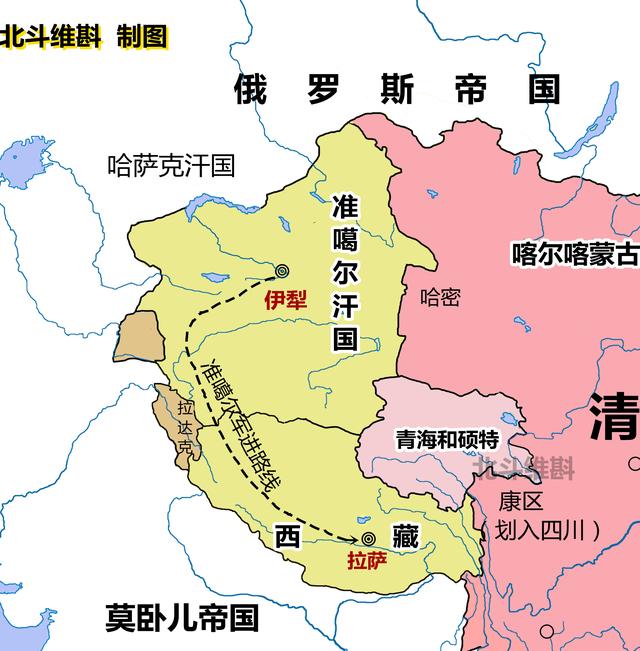 翻越昆仑山进攻西藏，策妄阿拉布坦将准噶尔汗国推向了顶峰