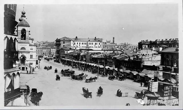 老照片：1909年繁华的莫斯科