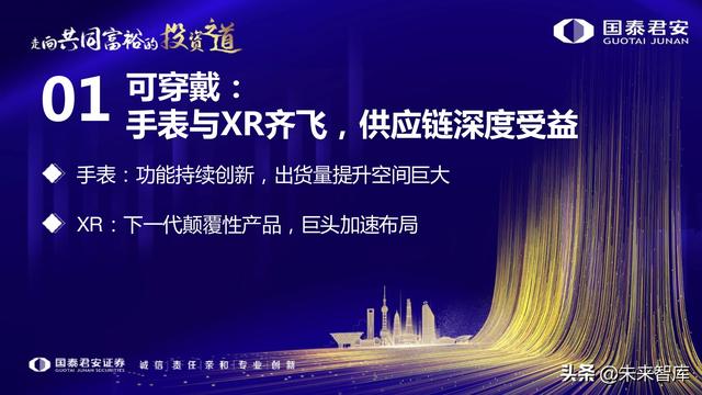 电子行业176页深度报告：汽车与XR，下一个十年