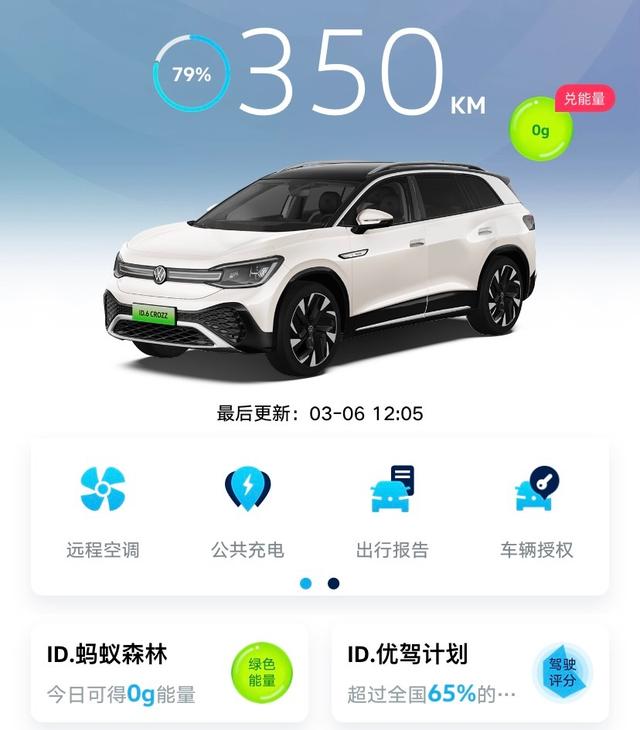 智联控车远程控制对比：一汽大众ID.CROZZ等新能源汽车