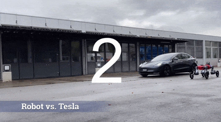 时速22公里、载荷50kg，四足轮腿式机器人Swiss-Mile学会了变身