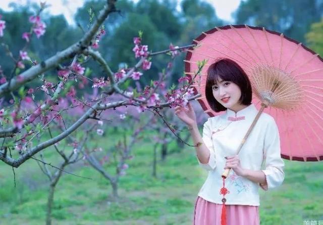 四月蔷薇开，美人更可爱