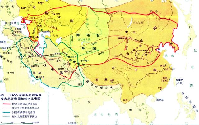 蒙古四大汗国，延续了多久？察合台汗国：我们持续了461年