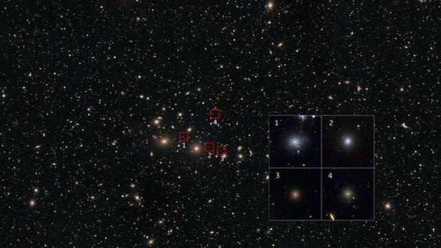 50亿光年外，天文学家发现星系一分为二，爱因斯坦又对了？