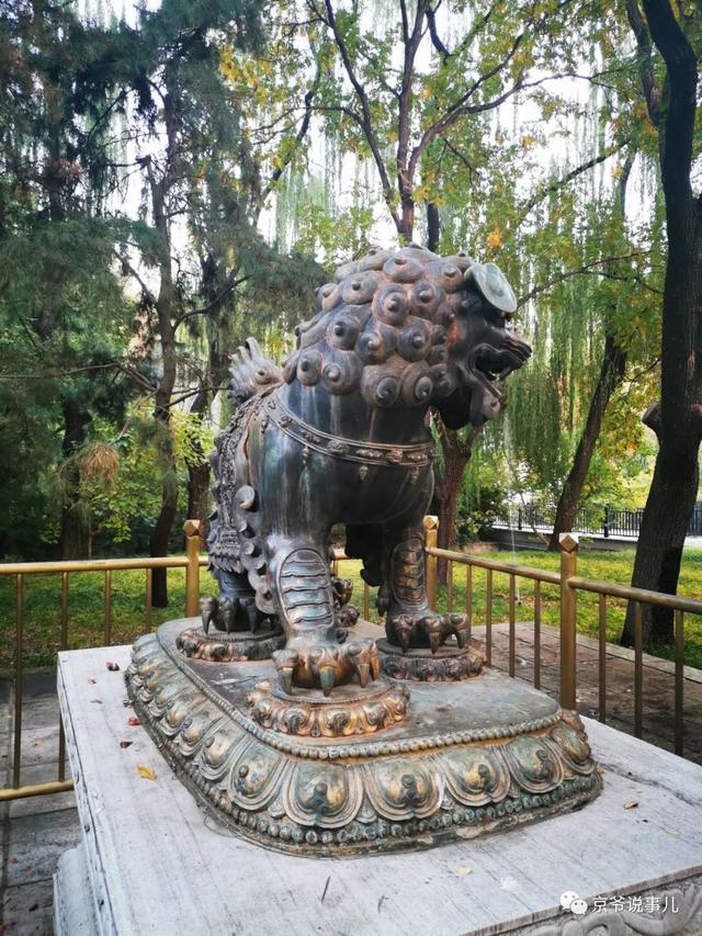 暢觀樓前的一對銅獸 百年前竟然能噴水