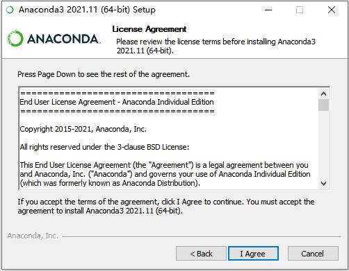 Anaconda3-2021.11下载安装运行（Win10）