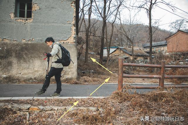 北京徒步登山：房山藥王谷-櫻桃谷登山步道環穿，山野冬季蕭瑟美