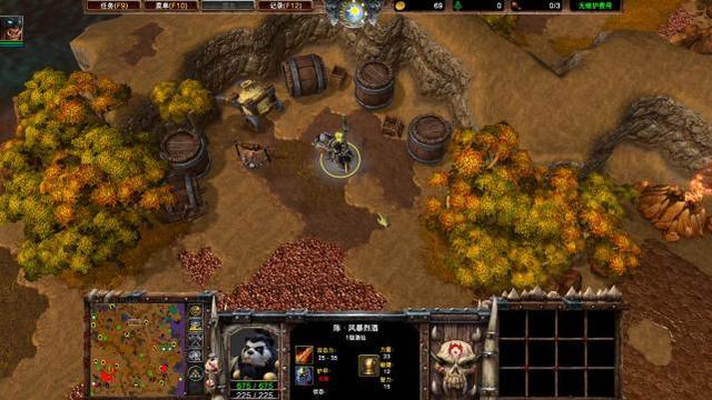 魔兽争霸3：杜隆塔尔战役中，快速让熊猫加入队伍的玩法技巧