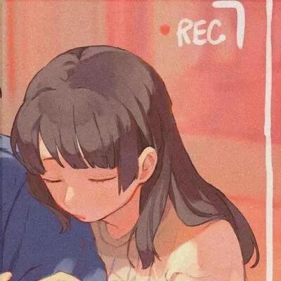 漫画情头：时光很匆忙，别错过落日与夕阳