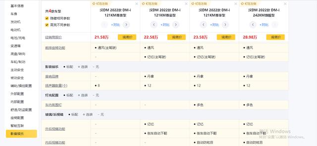 更推荐买中低配版本，比亚迪汉DM-i、DM-p、EV车型导购
