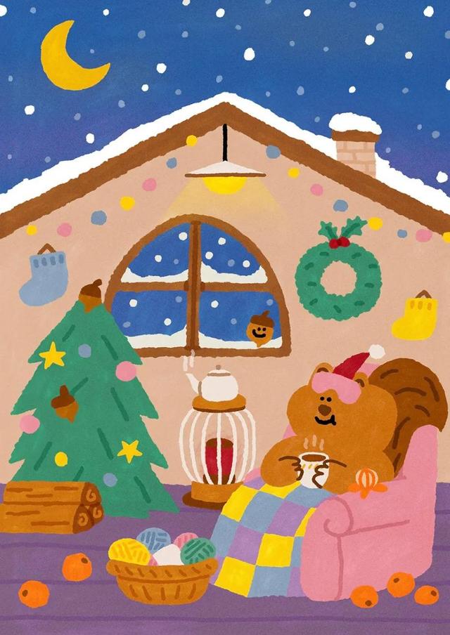 圣诞节主题韩国插画师kim高清作品