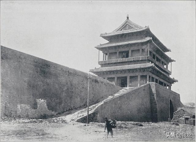 老照片北京城墙