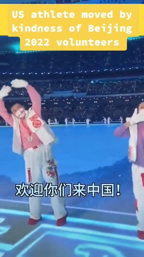 美国滑雪小姐姐在中国的最后30分钟！边说边哭：我舍不得走