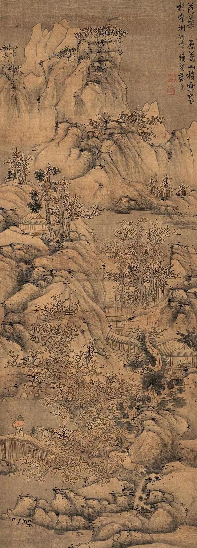 明朝著名画家兰英的风景画选集，请欣赏插图