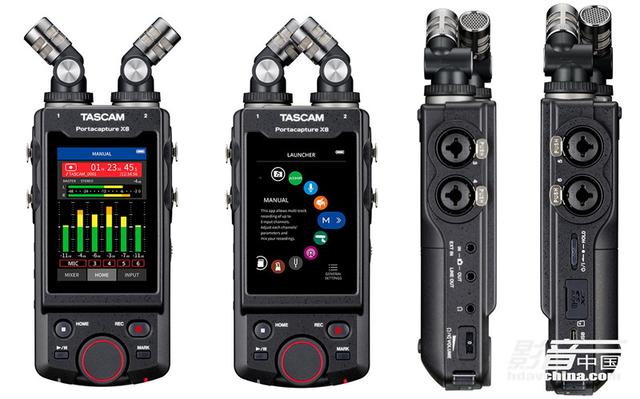 「新品」Tascam  Portacapture  X8便携录音机：功能强大却又操作简单