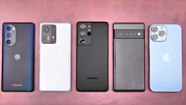5部手机性能亮剑，骁龙8Gen1等安卓团灭，iPhone13ProMax独孤求败