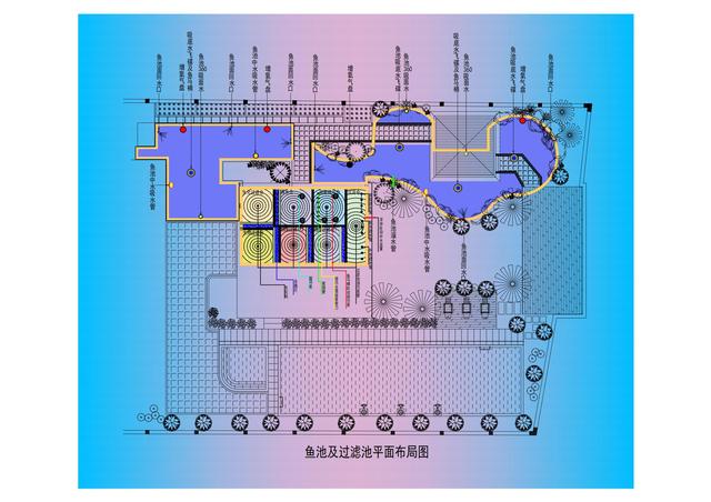 滚筒式鱼池过滤机结构图